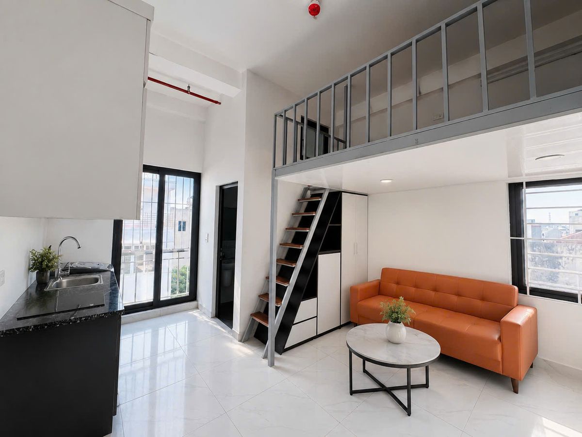 Studio ban công Khu Đấu Giá Phú Lương